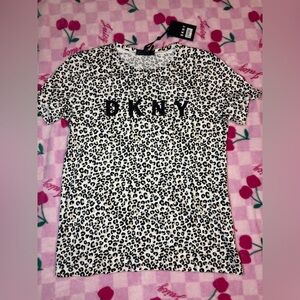 DKNY Cheetah Print Tshirt